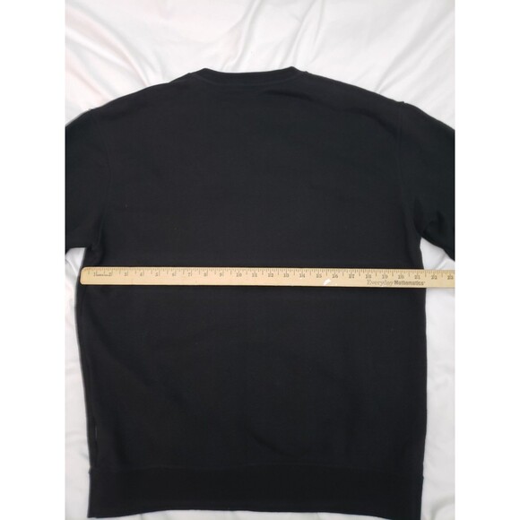 Maharishi Sweatshirt Mens Large Black Hemp Cotton Embroidered Winter Eagle - Picture 11 of 12